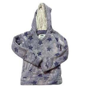 cuddly plush pullover 5/6 soft Purple Star Hoodie